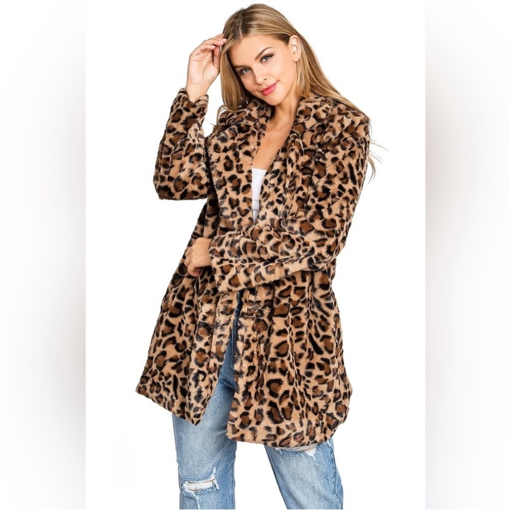 Love tree leopard jacket